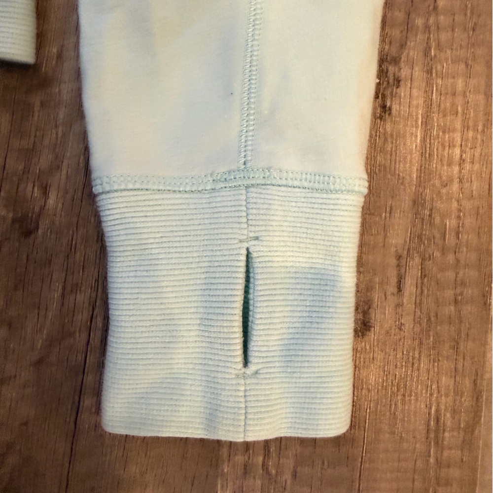 Lululemon Athletica Mint Ligjt Blue/Green Zip-Up Jacket Women’s 8 EUC - Picture 6 of 8
